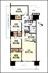 レーベンつくばCORIS 4LDKの間取図画像