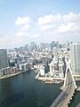 バルコニーから...