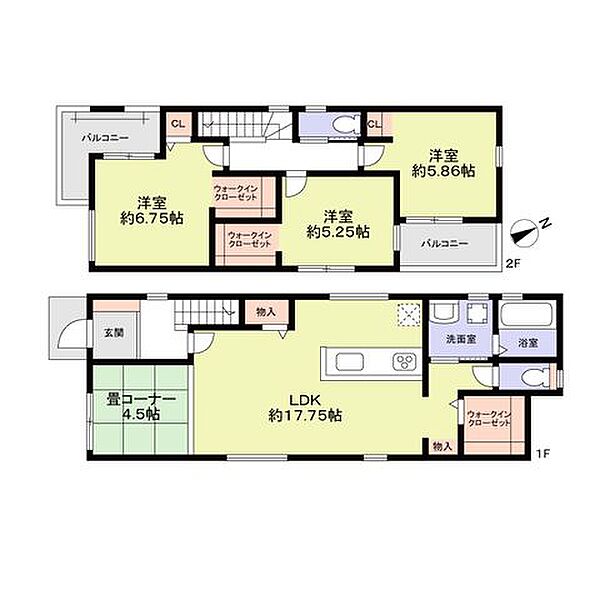 間取りを拡大表示