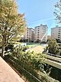 バルコニーから...