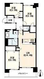 間取図画像 3LDK