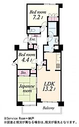 間取図画像 3LDK