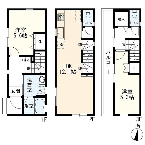 間取りを拡大表示