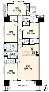 間取り:4LDK 間取り:4LDK