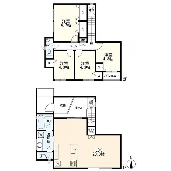 間取りを拡大表示