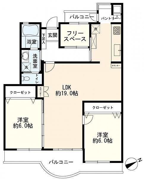 間取りを拡大表示