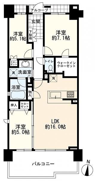 間取りを拡大表示
