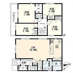 泉区上飯田町8期 新築一戸建て 8期
