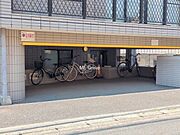 ■きちんと整備された駐輪場で、自転車の保管も安心です