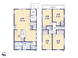 八王子市鹿島2期 新築戸建 全2棟 2号棟
