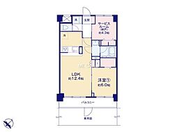 間取図画像 1SLDK