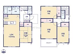 秦野市入船町 新築戸建 全3棟 2号棟