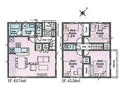 足柄上郡松田町松田惣領第25 新築戸建 全4棟 2号棟
