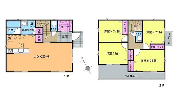 間取りを拡大表示