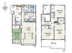 相模原市南区新戸 新築戸建 全3棟 2号棟