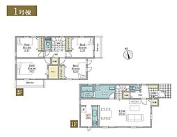 稲城市平尾4丁目7期　新築戸建　全2棟　1号棟