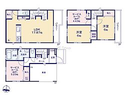 川崎市麻生区王禅寺西7丁目 新築戸建 全7棟 C号棟