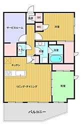 ミオカステーロ座間 2SLDKの間取図画像