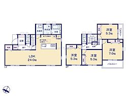 横浜市青葉区荏田西2丁目 新築戸建 全1棟 1号棟