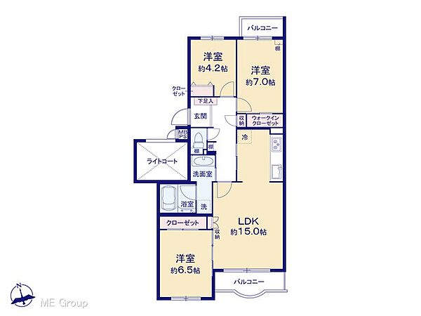 間取りを拡大表示