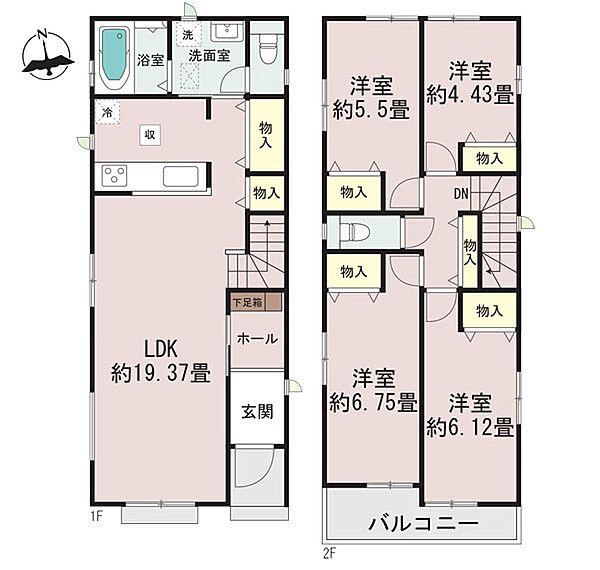 間取りを拡大表示