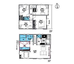 藤沢市善行坂2丁目2期 新築戸建 全3棟 2号棟