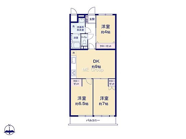 間取りを拡大表示