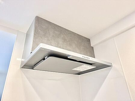 ■調理時の蒸気や匂いが換気扇に誘導され、効率的に排煙ができます。