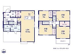横浜市金沢区釜利谷西3丁目 新築戸建 全1棟 1号棟