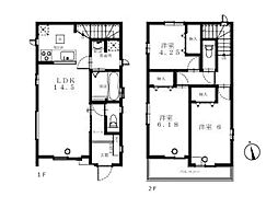 綾瀬市上土棚中6丁目 新築戸建 全2棟 B号棟