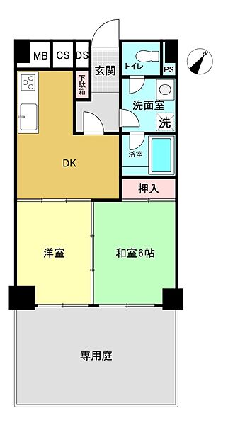 間取りを拡大表示