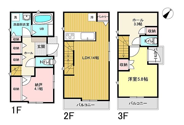 間取りを拡大表示