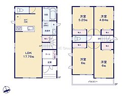 横浜市泉区上飯田町4169番　新築戸建　全2棟　　2号棟