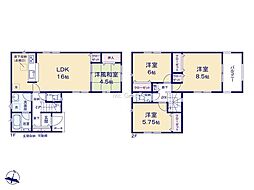 厚木市上落合第5　新築戸建　全4棟　1号棟