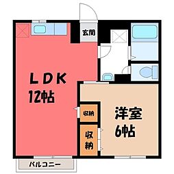 🉐敷金礼金0円！🉐東北新幹線 宇都宮駅 バス17分 横川西小前下...