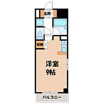 栃木県宇都宮市星が丘2丁目（賃貸マンション1R・7階・24.36㎡） その2