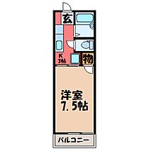 栃木県宇都宮市峰3丁目（賃貸アパート1K・2階・22.35㎡） その2