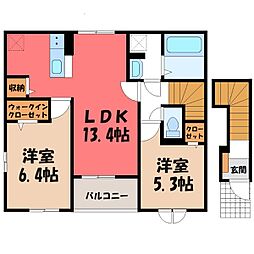 日光線 鹿沼駅 バス6分 緑町3丁目下車 徒歩19分