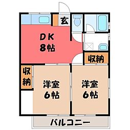 宇都宮大学陽東キャンパス駅 4.6万円