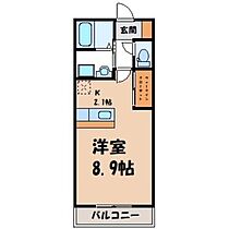 栃木県宇都宮市インターパーク2丁目（賃貸マンション1R・3階・35.55㎡） その2