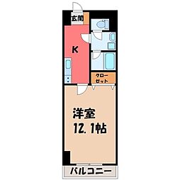 間取図画像 1K