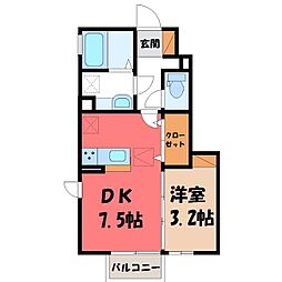 サニーフラット E 1階