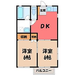 間取図画像 2DK
