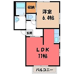 間取図画像 1LDK