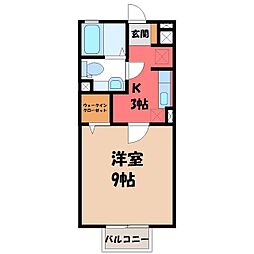 間取図画像 1K