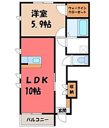 エルヴィータα A 1階/-