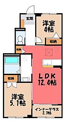 仮）宇都宮市下栗新築アパート 1階/-