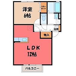 プラザハイツ B 1階