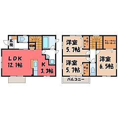 物件の間取り