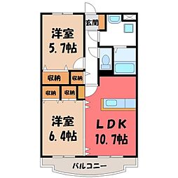 プリムヴェール B棟 2階
